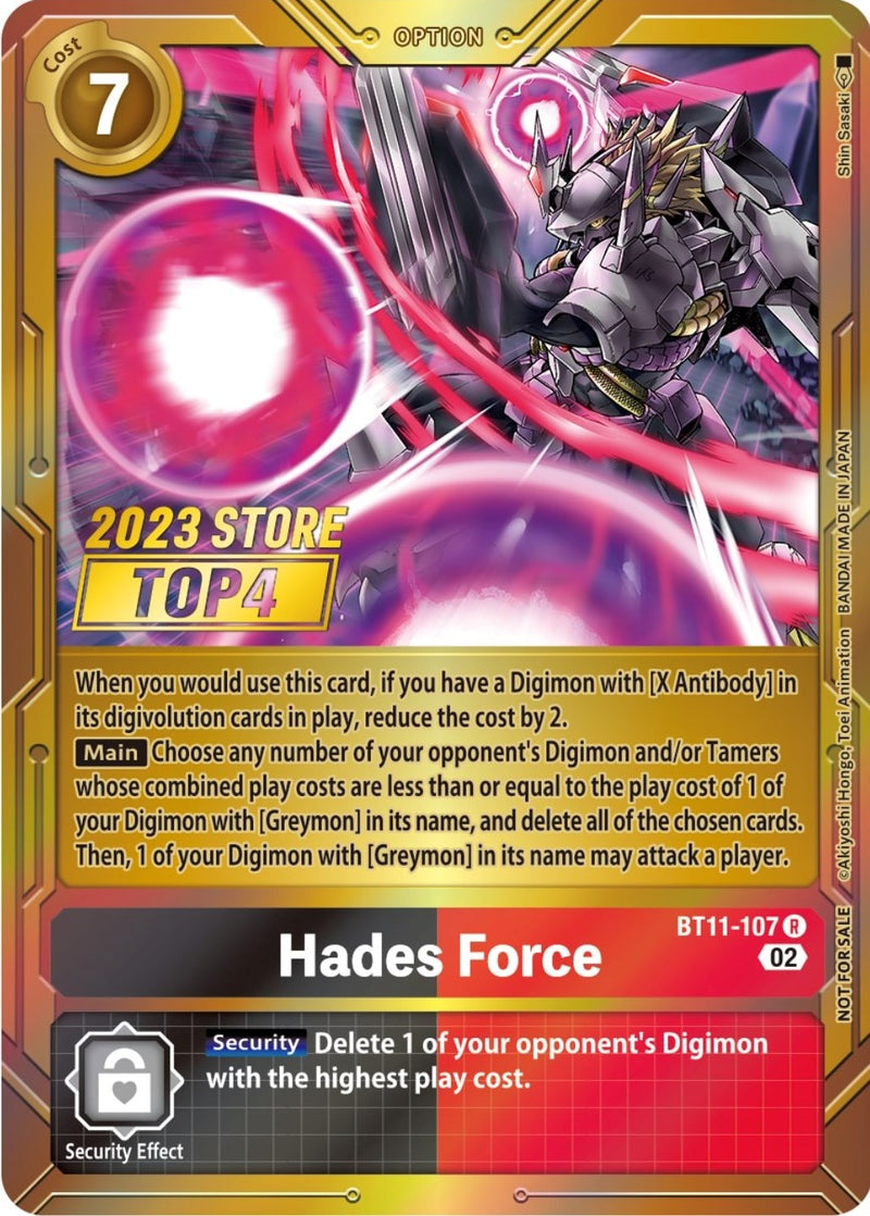 Image for Hades Force (2023 Store Top 4) [Dimensional Phase]