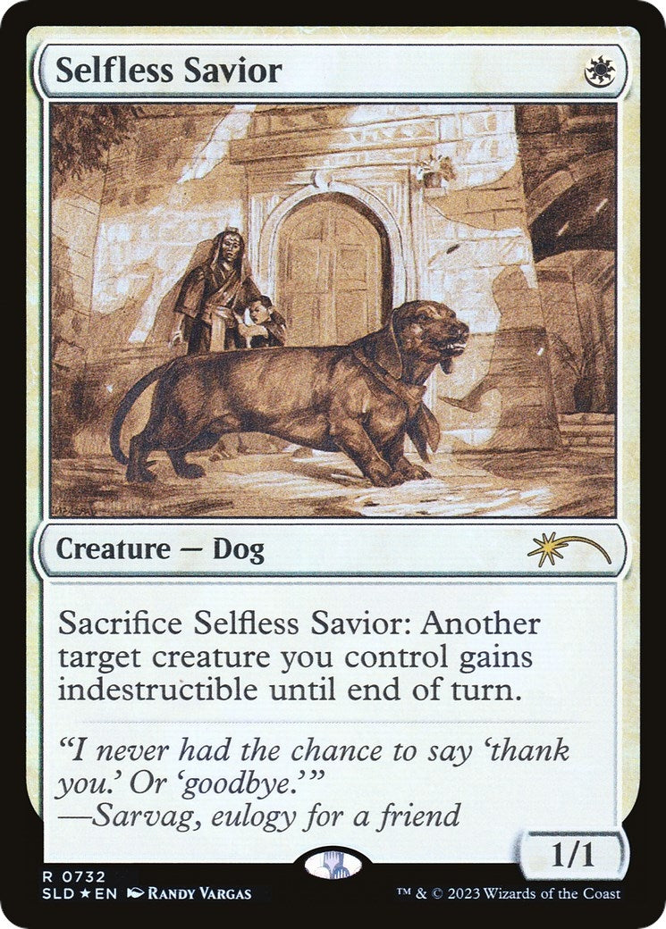 Selfless Savior Sketch Showcase (732) [SLD]