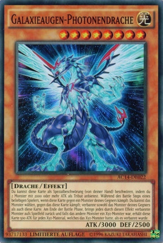 Galaxy Eyes Photon Dragon German Galaxieaugen Photonendrache (AC14-DE022) [AC14]