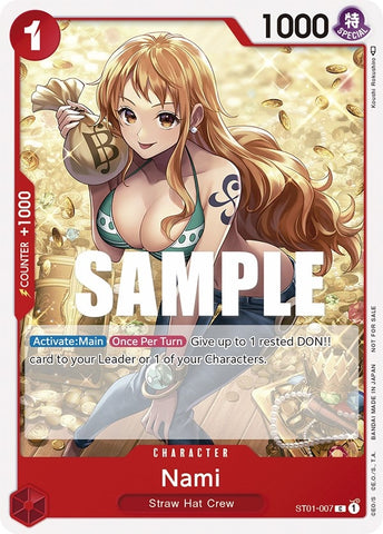 Nami (Tournament Pack Vol. 3) [Participant] (ST01-007) [OP-PR]