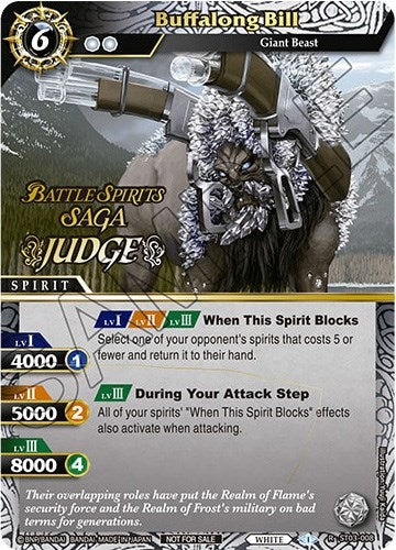 Buffalong Bill Judge Pack Vol 1 (ST03-008) [BSSP]