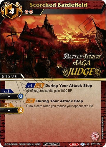 Scorched Battlefield Judge Pack Vol 1 (ST01-012) [BSSP]