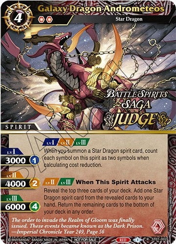 Galaxy Dragon Andrometeos Judge Pack Vol 1 (ST01-002) [BSSP]