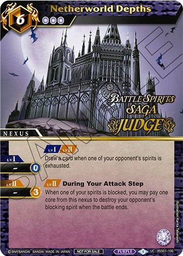 Netherworld Depths Judge Pack Vol 1 (BSS01-106) [BSSP]