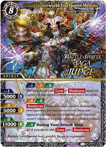 Grand Underworld Trio Queen Meduke Judge Pack Vol 1 (BSS01-026) [BSSP]
