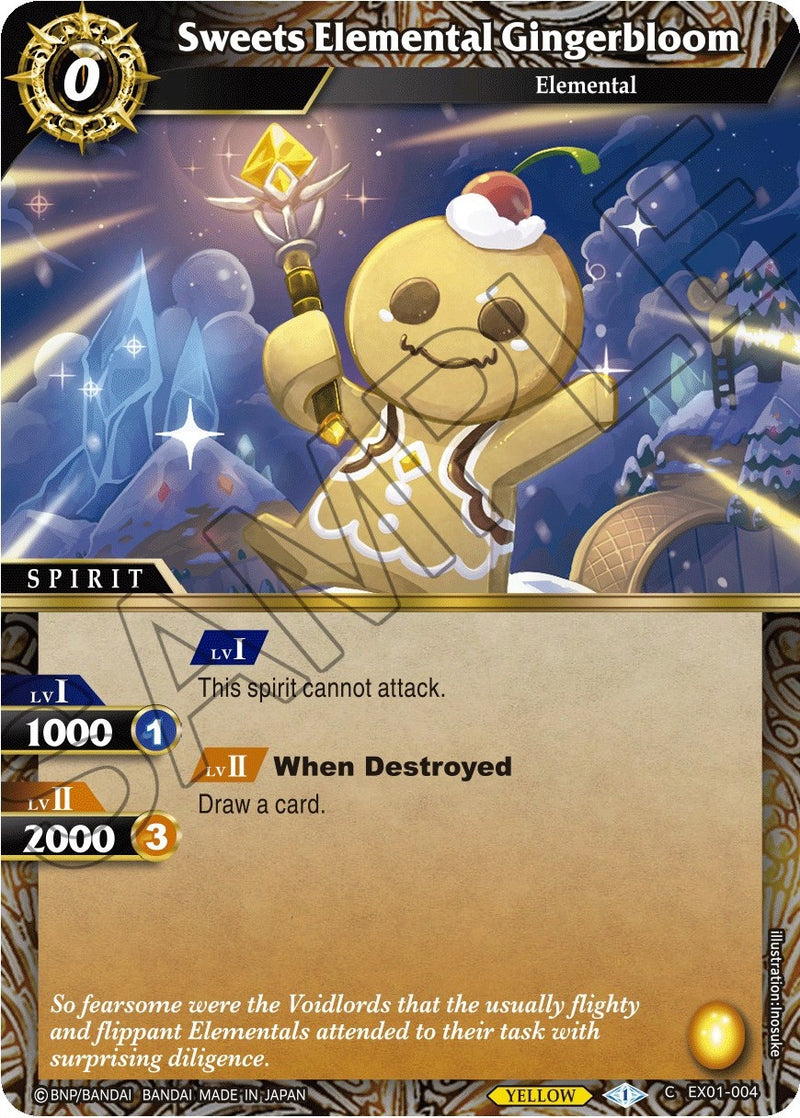 Sweets Elemental Gingerbloom (EX01-004) [EX01]