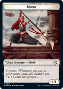 Monk // Phyrexian Saproling Double-Sided Token [March of the Machine Tokens]