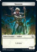 Soldier Thopter Double Sided Token (2 // 19) [MOM]