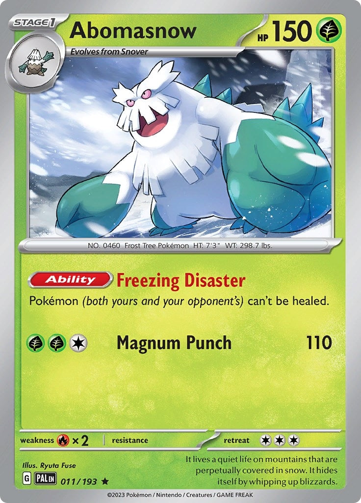 Abomasnow (011/193) [PAL]