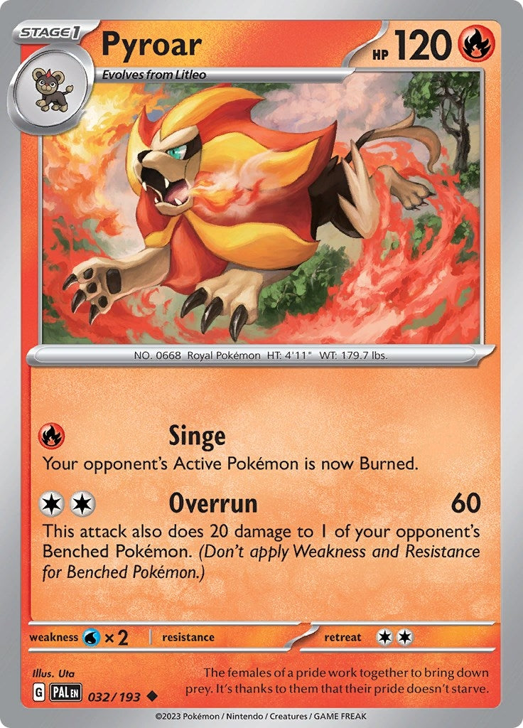 Pyroar 032 193 (032/193) [PAL]