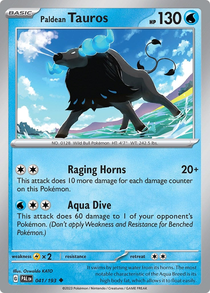 Paldean Tauros 041 193 (041/193) [PAL]
