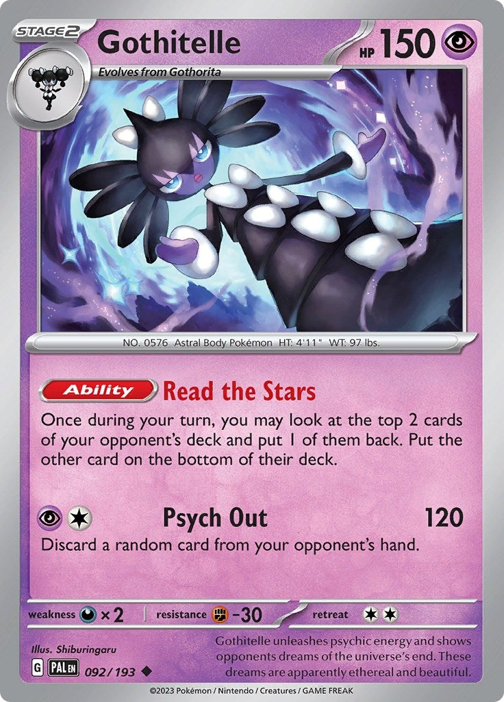 Gothitelle (092/193) (SV02: Paldea Evolved)