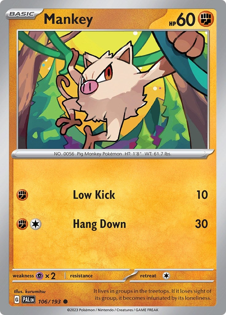 Mankey (106/193) [PAL]