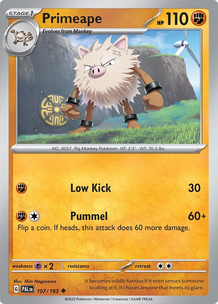 Primeape (107/193) [PAL]