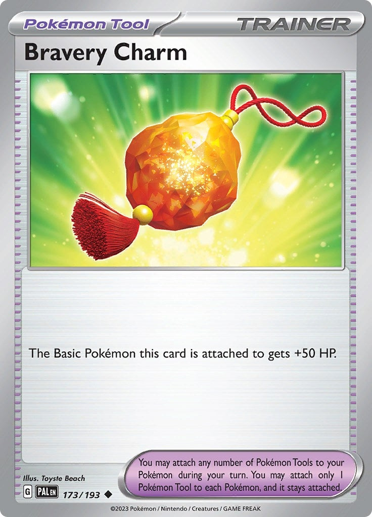 Bravery Charm (173/193) (SV02: Paldea Evolved)