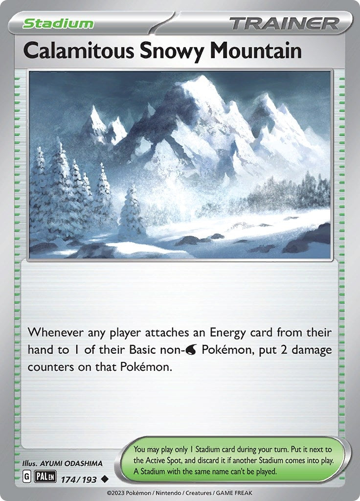 Calamitous Snowy Mountain (174/193) (SV02: Paldea Evolved)