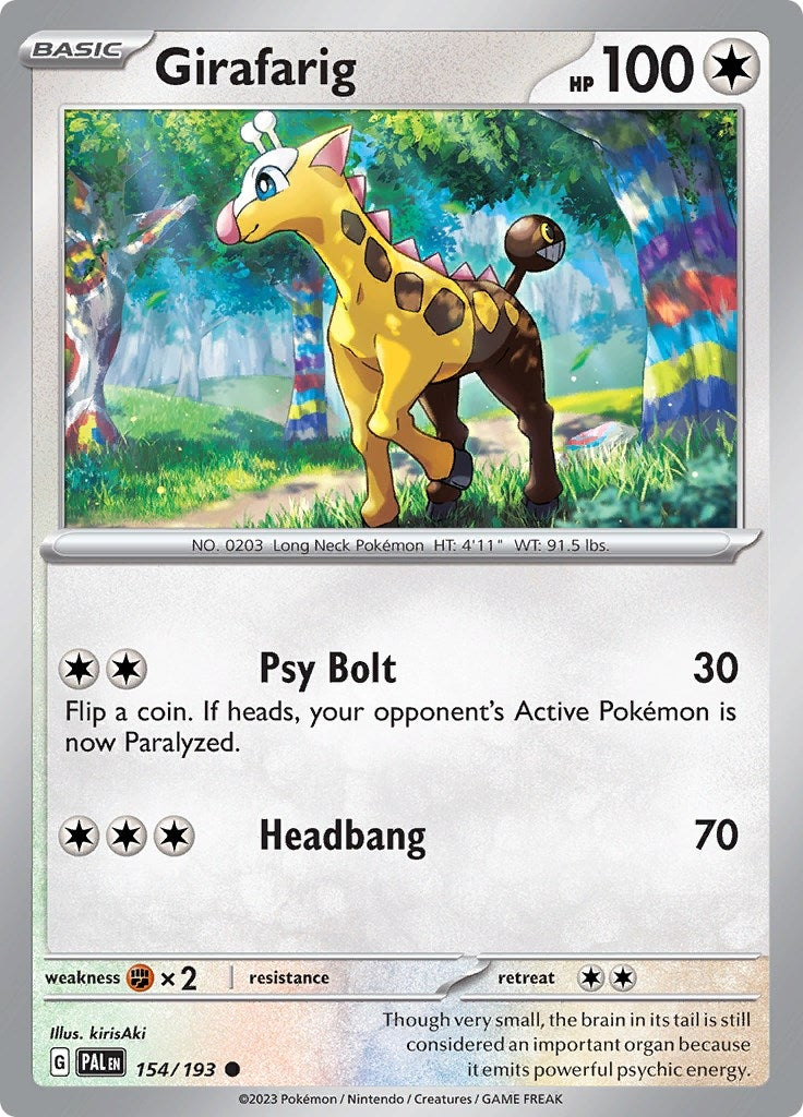 Girafarig (154/193) [PAL]