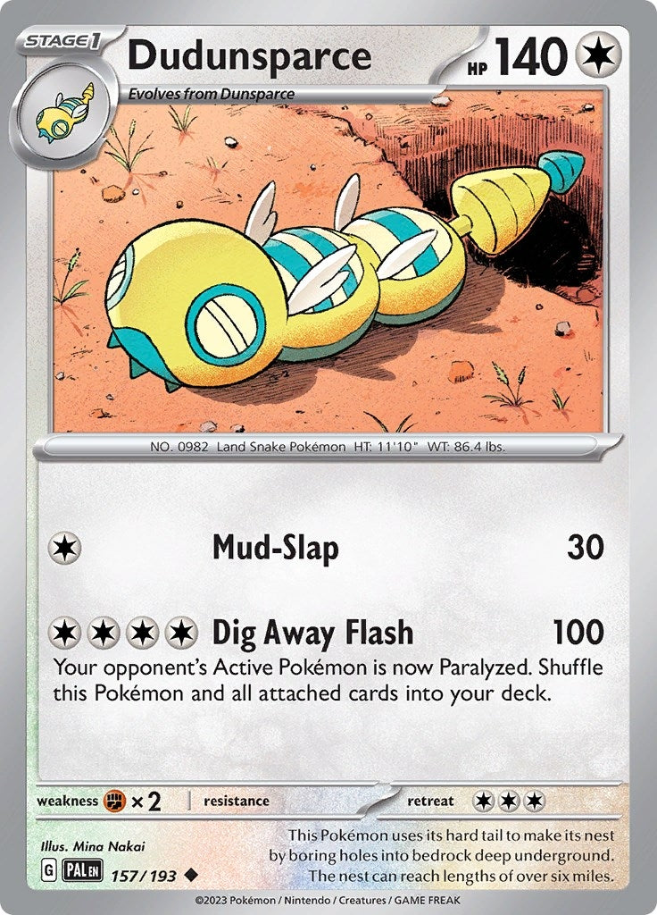Dudunsparce (157/193) [PAL]