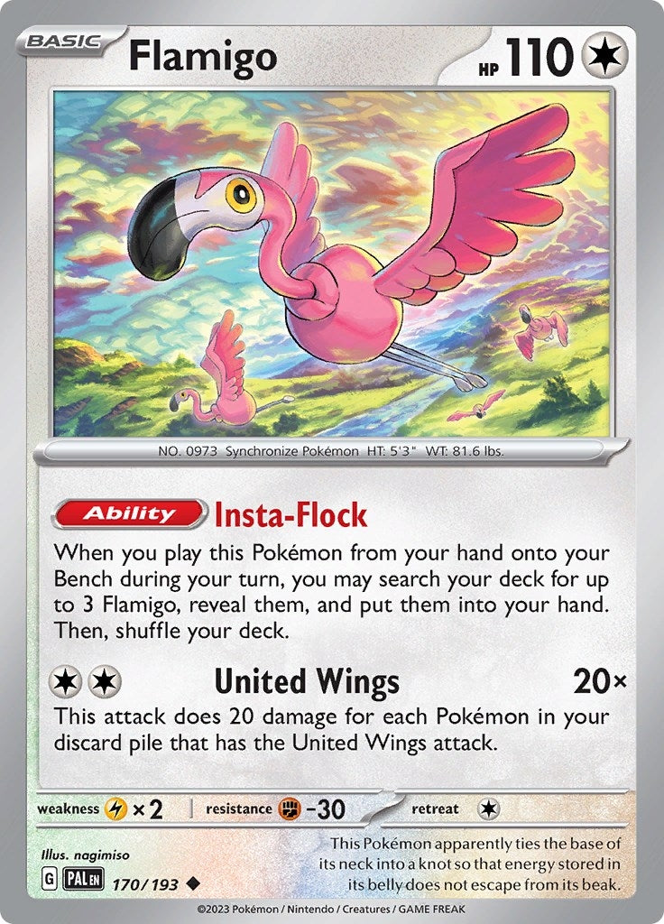 Flamigo (170/193) (SV02: Paldea Evolved)