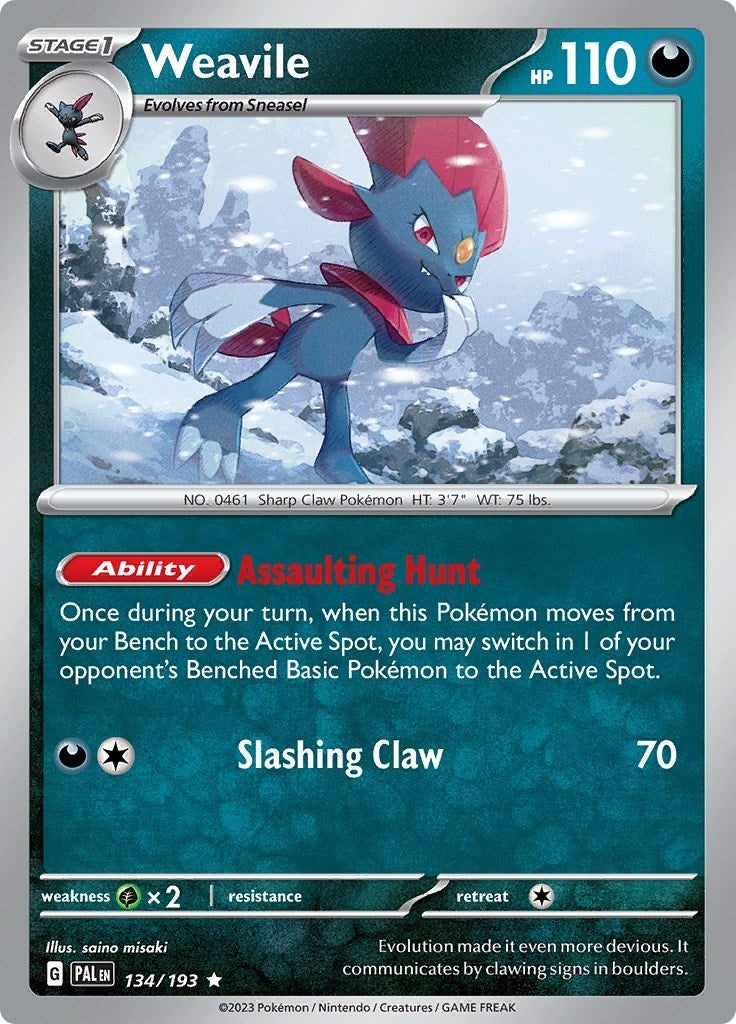 Weavile (134/193) [PAL]
