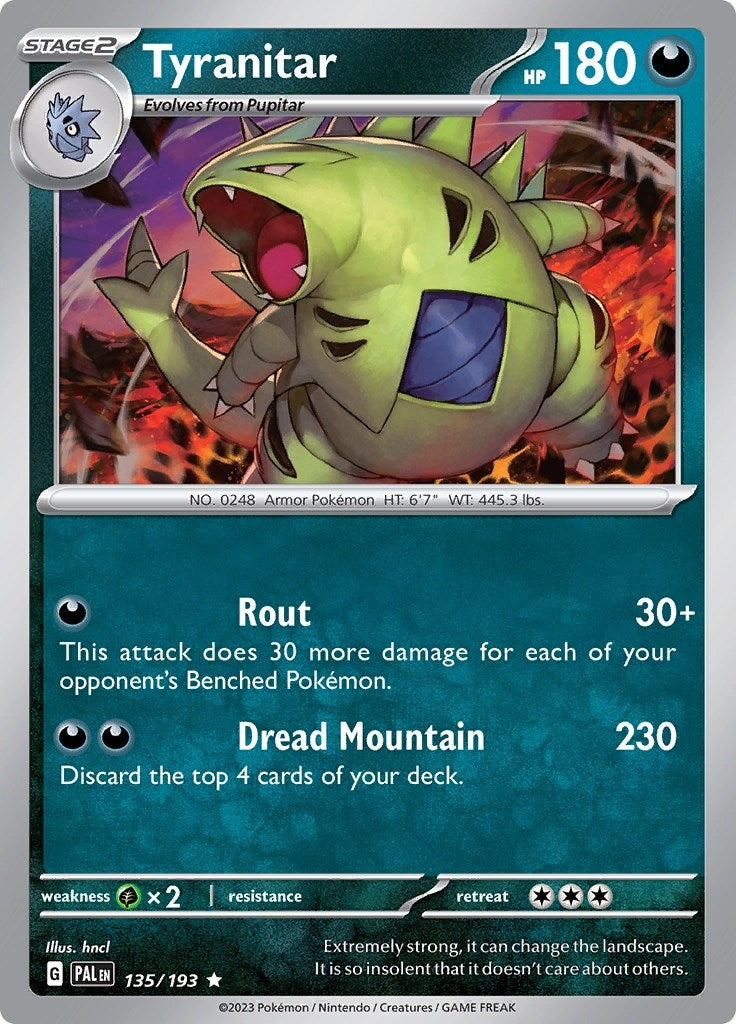 Tyranitar 135 193 (135/193) [PAL]