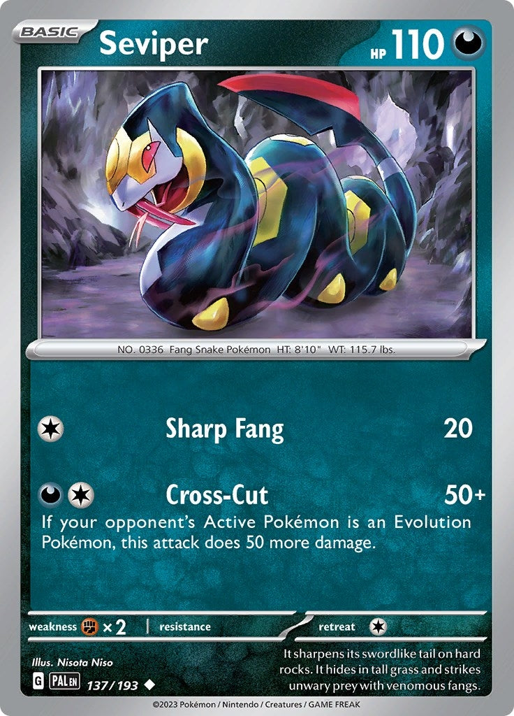 Seviper (137/193) [PAL]