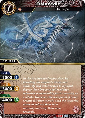 Raineedle Championship Pack 2023 Vol 1 (ST01-004) [BSSP]
