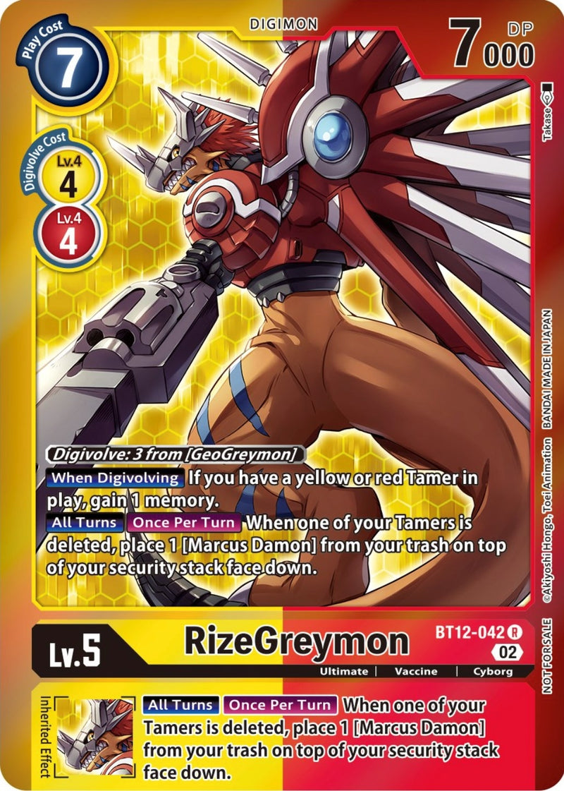 Image for RizeGreymon (Tamer Party -Special-) [Across Time]