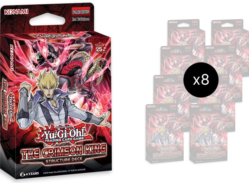 The Crimson King Structure Deck Display 1st Edition [SDCK]