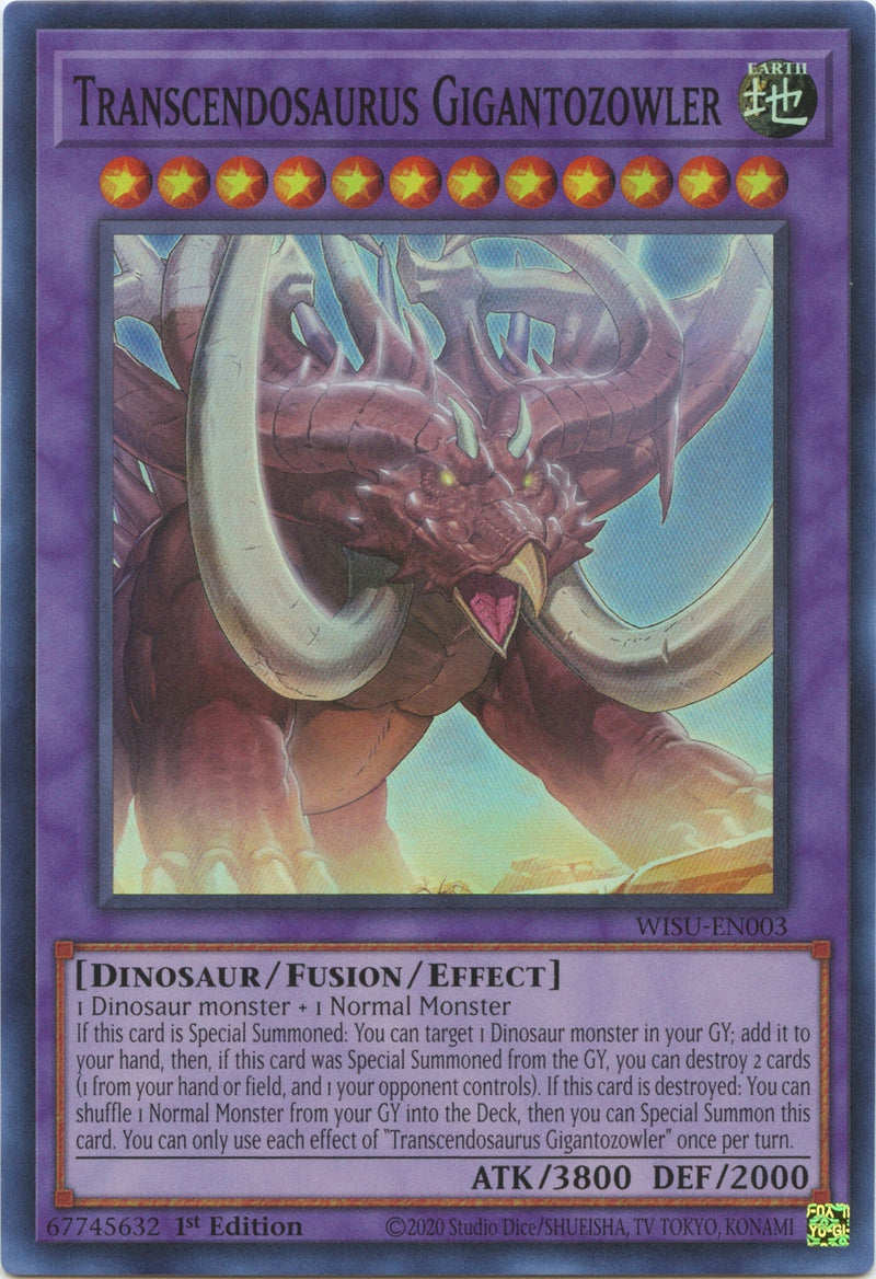 Transcendosaurus Gigantozowler (WISU-EN003) [WISU]