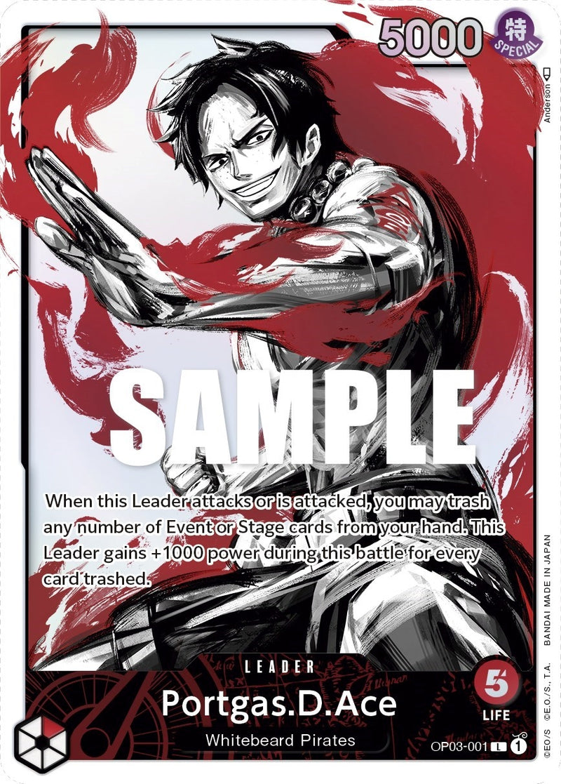 PortgasDAce Alternate Art (OP03-001) [OP03]
