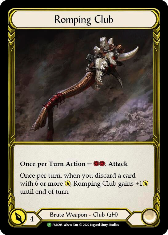 Image for Romping Club - FAB095 [Flesh and Blood: Promo Cards]
