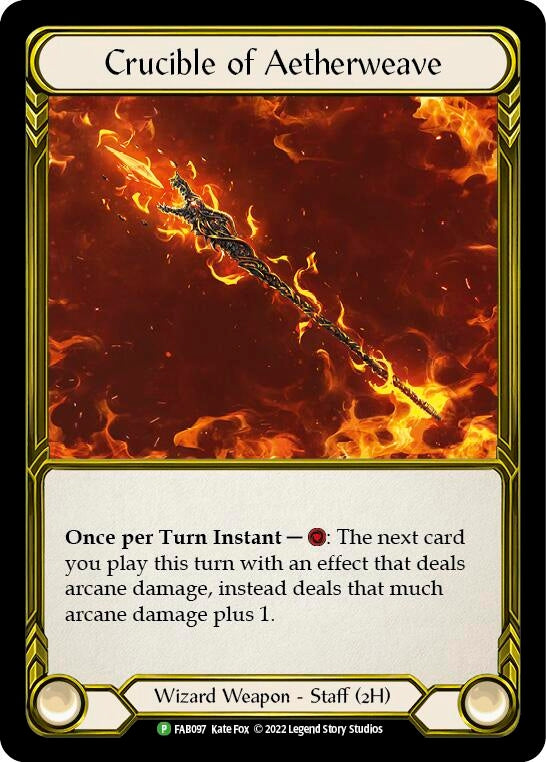 Image for Crucible of Aetherweave - FAB097 [Flesh and Blood: Promo Cards]