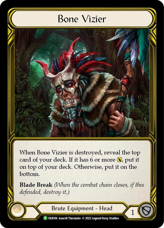 Image for Bone Vizier - FAB106 [Flesh and Blood: Promo Cards]