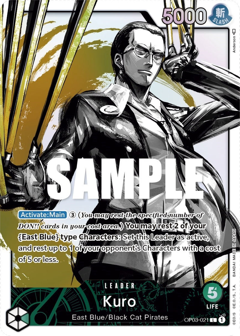Kuro Alternate Art (OP03-021) [OP03]