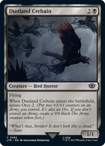 Dunland Crebain [The Lord of the Rings: Tales of Middle-Earth]