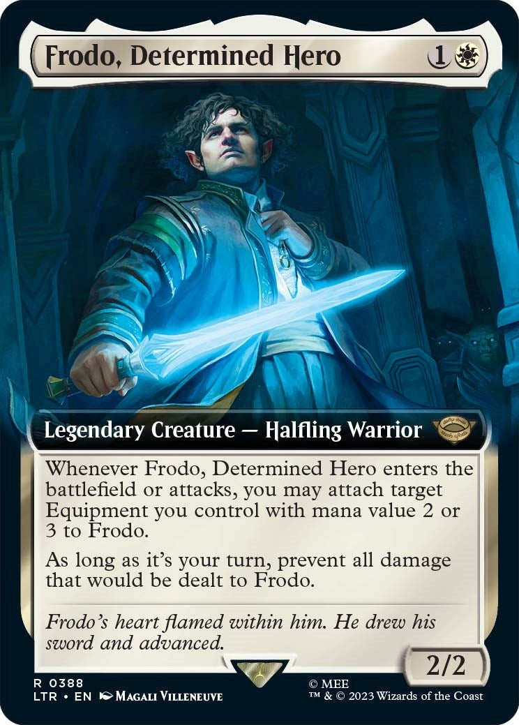 Frodo Determined Hero Extended Art (388) [LTR]