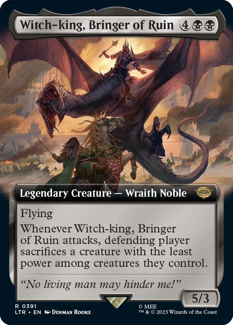 Witch king Bringer of Ruin Extended Art (391) [LTR]