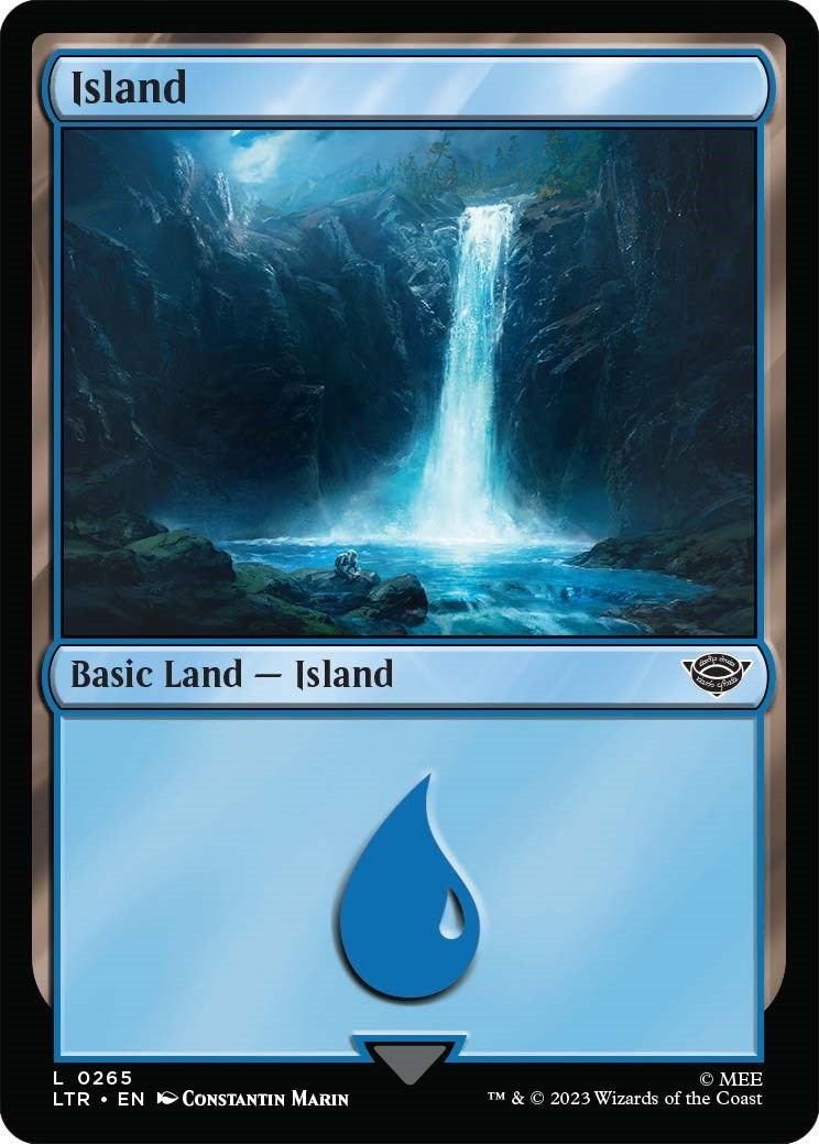 Island (0265) (265) [Universes Beyond: The Lord of the Rings: Tales of Middle-earth]