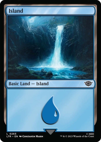 Island (0265) (265) [Universes Beyond: The Lord of the Rings: Tales of Middle-earth]