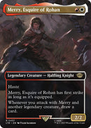 Merry, Esquire of Rohan (Borderless Alternate Art) [The Lord of the Rings: Tales of Middle-Earth]