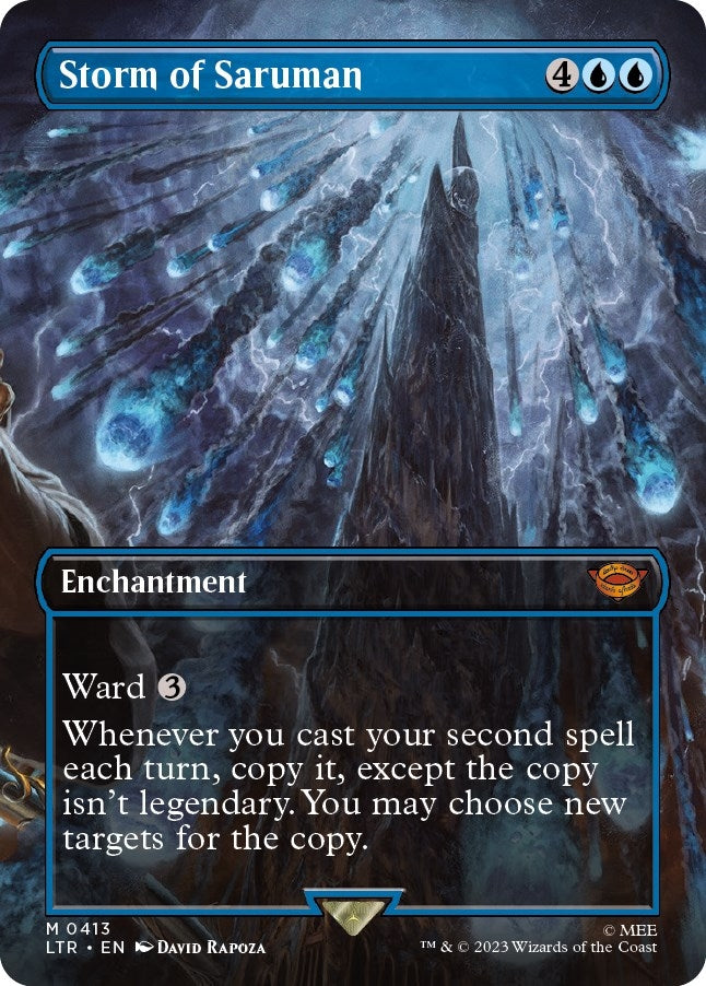 Storm of Saruman (Borderless Alternate Art) [The Lord of the Rings: Tales of Middle-Earth]