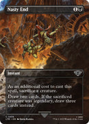 Nasty End (Borderless Alternate Art) [The Lord of the Rings: Tales of Middle-Earth]
