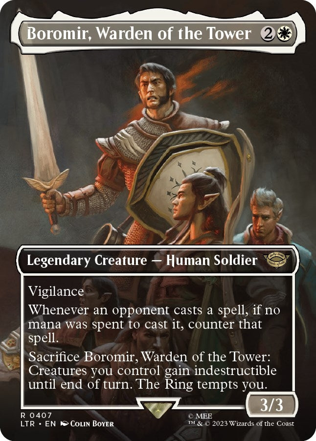 Boromir Warden of the Tower Borderless (407) [LTR]