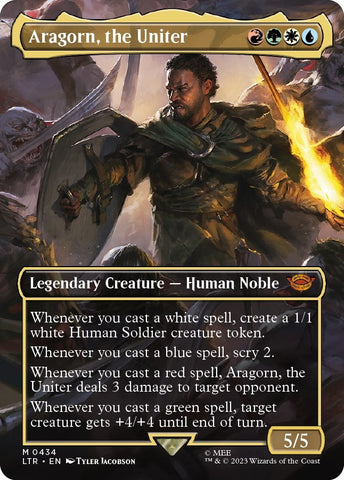 Aragorn the Uniter Borderless (434) [LTR]