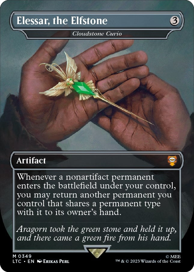 Cloudstone Curio - Elessar, the Elfstone [The Lord of the Rings: Tales of Middle-Earth Commander]