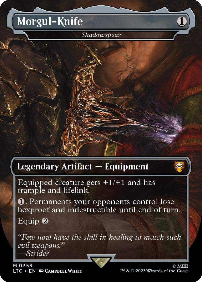Morgul Knife Shadowspear (353) [LTC]