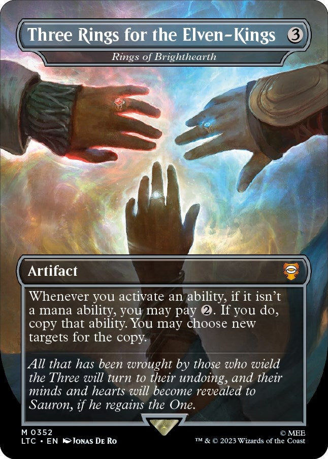 Three Rings for the Elven Kings Rings of Brighthearth (352) [LTC]