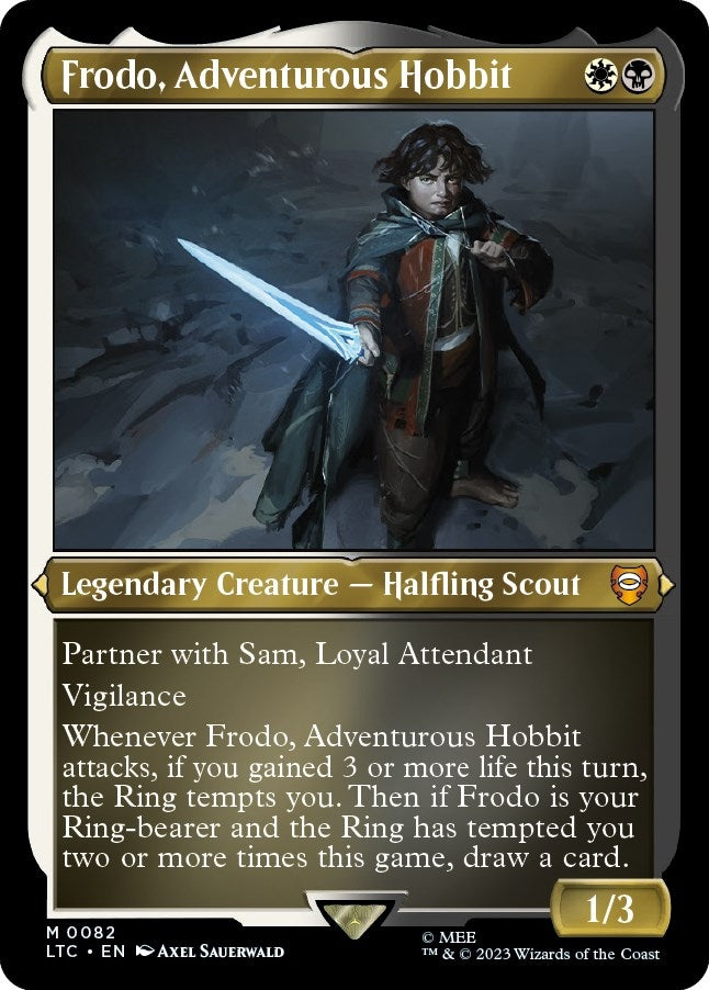 Frodo Adventurous Hobbit Display Commander Thick Stock (82) [LTC]