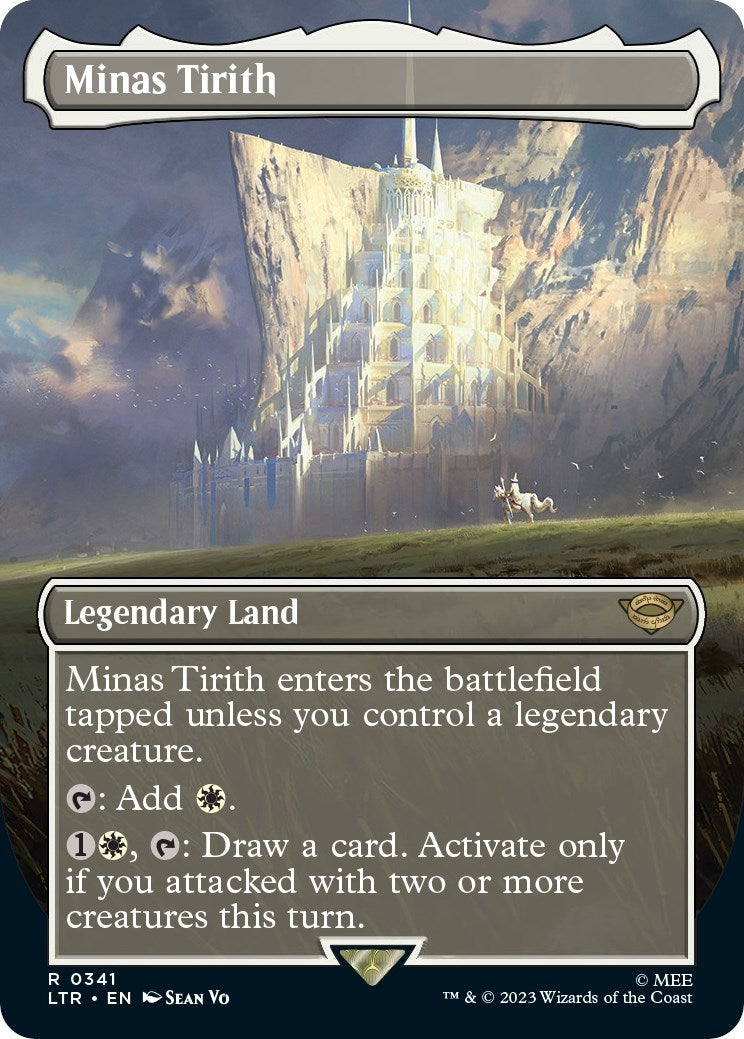 Minas Tirith (Borderless Alternate Art) (341) [The Lord of the Rings: Tales of Middle-Earth]